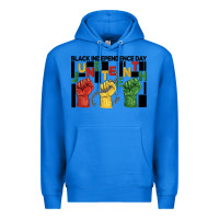 True Royal black independence day juneteenth Premium Hoodie - BarkalooDesign