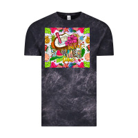 Cloud Black summer time Vintage Tee - CowhideDigitalArt