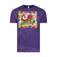 Cloud Purple summer time Vintage Tee - CowhideDigitalArt