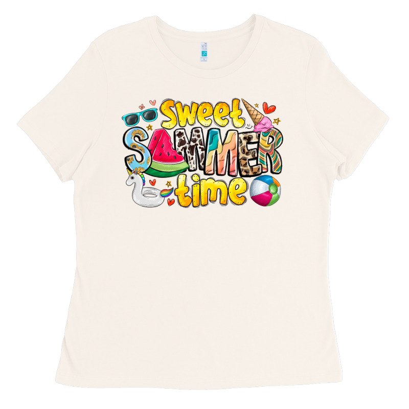 Summer Time Ladies Tee by CowhideDigitalArt | Teevron