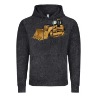 Vintage Black bulldozer Vintage Hoodie - Artiststas