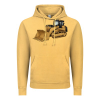 Vintage Mustard bulldozer Vintage Hoodie - Artiststas