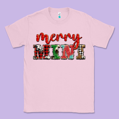 Christmas Merry Mini Classic Tee Designed By Barkaloodesign