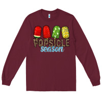 Burgundy popsicle season Long Sleeve Tee - RacoonDesign