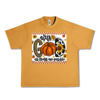 Peanut Butter With God All Things Are Possible Urban Heavy Tee - CowhideDigitalArt