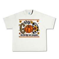 Pistachio With God All Things Are Possible Urban Heavy Tee - CowhideDigitalArt