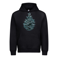 Black Colorado Blue Spruce Urban Hoodie - RanaPortraitStore