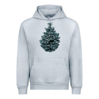 Heather Grey Colorado Blue Spruce Urban Hoodie - RanaPortraitStore