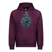 Mauve Wine Colorado Blue Spruce Urban Hoodie - RanaPortraitStore