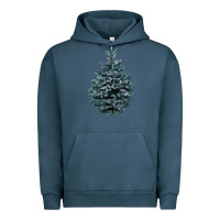 Pigment Midnight Navy Colorado Blue Spruce Urban Hoodie - RanaPortraitStore