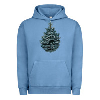 Pigment Pebble Blue Colorado Blue Spruce Urban Hoodie - RanaPortraitStore