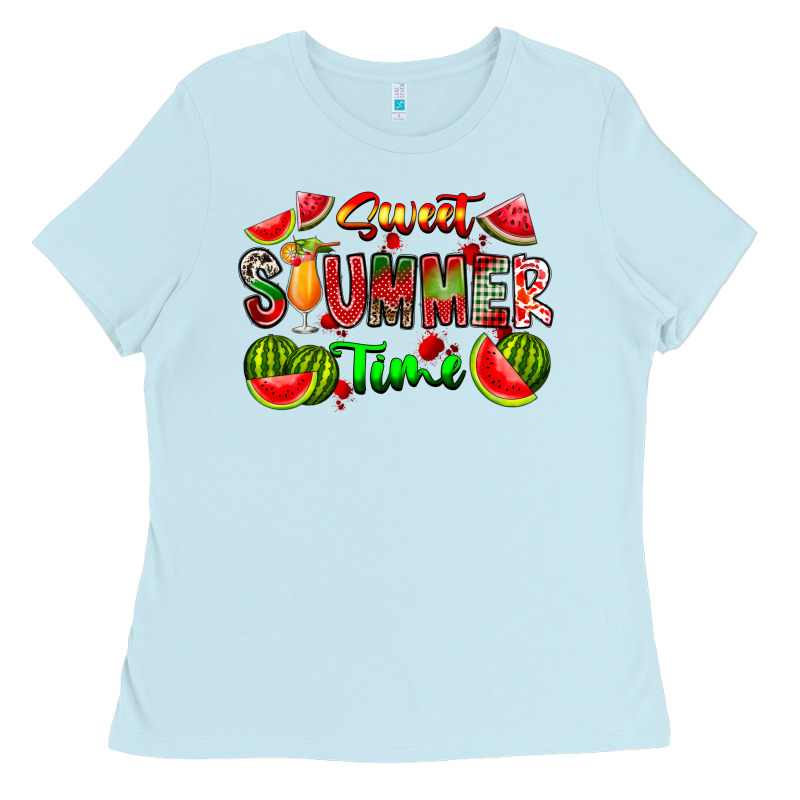 Summer Time Ladies Tee by CowhideDigitalArt | Teevron