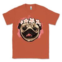 Copper pug floral Classic Tee - Jasminsmagicworld