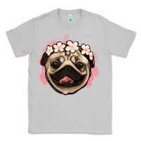 Moon Dust pug floral Classic Tee - Jasminsmagicworld
