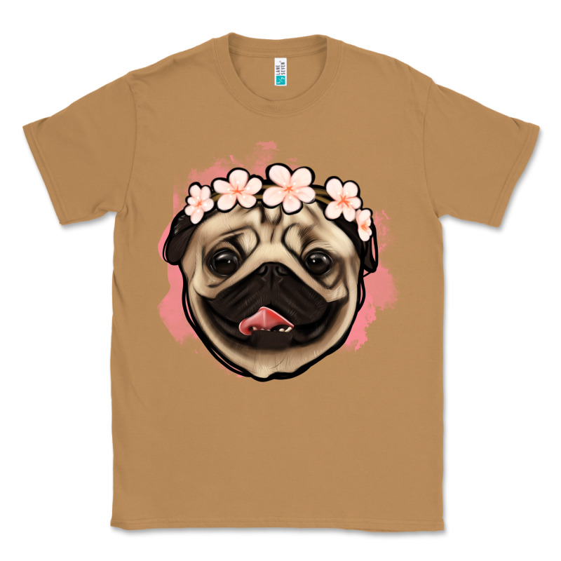 Pug Floral Classic Tee by Jasminsmagicworld | Teevron
