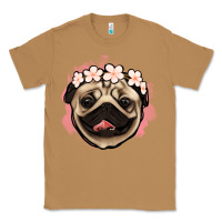 Toasted Coconut pug floral Classic Tee - Jasminsmagicworld