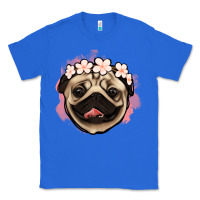 True Royal pug floral Classic Tee - Jasminsmagicworld