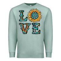 Seafoam sunflower love Premium Sweatshirt - RanaPortraitStore