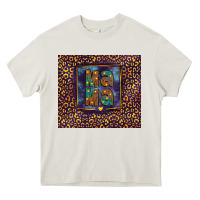 Cream Leopard mama Heavy Core Tee - FaDigitalArtStudio