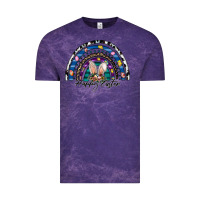 Cloud Purple happy easter rainbow Vintage Tee - CowhideDigitalArt