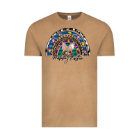 Vintage Camel happy easter rainbow Vintage Tee - CowhideDigitalArt