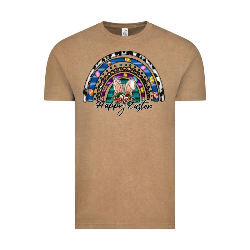 Happy Easter Rainbow Vintage Tee by CowhideDigitalArt | Teevron