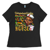 Black unapologetically pretty black educated nurse Ladies Tee - CowhideDigitalArt