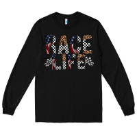 Black race life Long Sleeve Tee - RacoonDesign