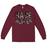 Burgundy race life Long Sleeve Tee - RacoonDesign
