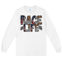 White race life Long Sleeve Tee - RacoonDesign