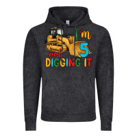 I'm 5 And Digging It Vintage Hoodie | Teevron