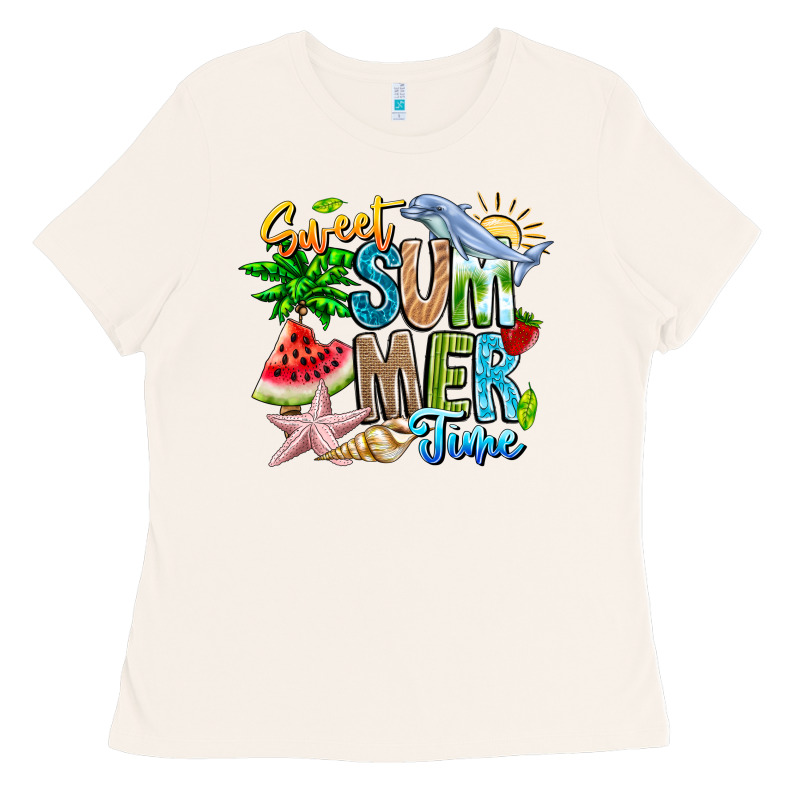 Summer Time Ladies Tee by CowhideDigitalArt | Teevron