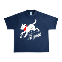 Navy negro matapacos riot dog Urban Heavy Tee - baoMotion