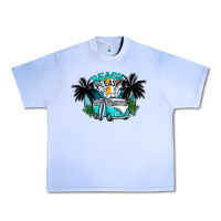 Grape Ice beach please Urban Heavy Tee - CowhideDigitalArt