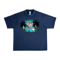 Navy beach please Urban Heavy Tee - CowhideDigitalArt