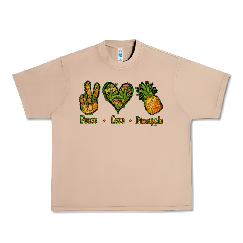 Peace Love Pineapple Urban Heavy Tee by Jasminsmagicworld | Teevron