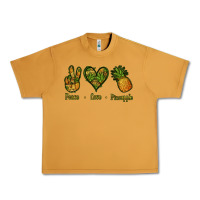 Peanut Butter Peace Love Pineapple Urban Heavy Tee - Jasminsmagicworld
