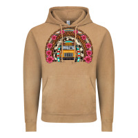 Vintage Camel school bus leopard cowhide rainbow Vintage Hoodie - Artiststas