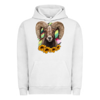 Pigment Lunar Rock Bighorn Sheep Urban Hoodie - RanaPortraitStore