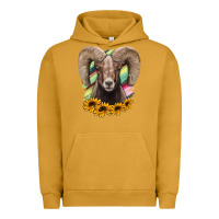 Pigment Peanut Butter Bighorn Sheep Urban Hoodie - RanaPortraitStore