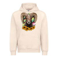 Sandshell Bighorn Sheep Urban Hoodie - RanaPortraitStore