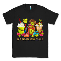 Black It's Game Day Y'all Softball Coffee Cups Classic Tee - FaDigitalArtStudio