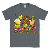 Charcoal Heather It's Game Day Y'all Softball Coffee Cups Classic Tee - FaDigitalArtStudio