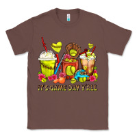 Chestnut It's Game Day Y'all Softball Coffee Cups Classic Tee - FaDigitalArtStudio