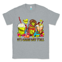 Heather Grey It's Game Day Y'all Softball Coffee Cups Classic Tee - FaDigitalArtStudio