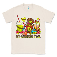 Natural It's Game Day Y'all Softball Coffee Cups Classic Tee - FaDigitalArtStudio