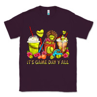 Plum It's Game Day Y'all Softball Coffee Cups Classic Tee - FaDigitalArtStudio