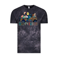 Cloud Black Happy Easter truck Vintage Tee - CowhideDigitalArt