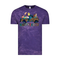Cloud Purple Happy Easter truck Vintage Tee - CowhideDigitalArt