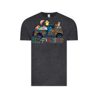 Vintage Black Happy Easter truck Vintage Tee - CowhideDigitalArt